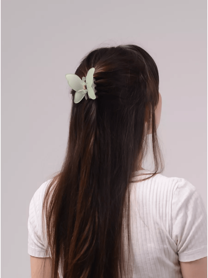 Краб «Метелик» для волосся із матового пластику