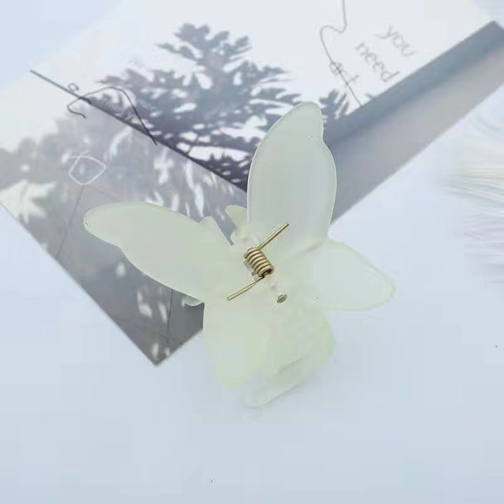 Краб «Метелик» для волосся із матового пластику