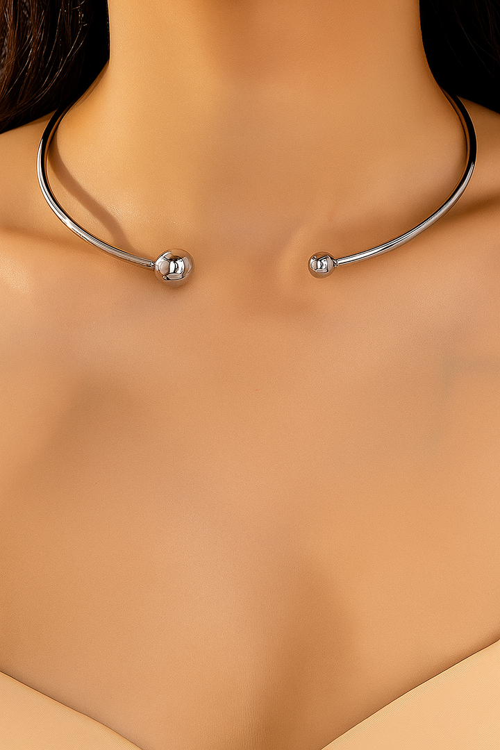 Гнучке кольє «Орбіта» з кульками