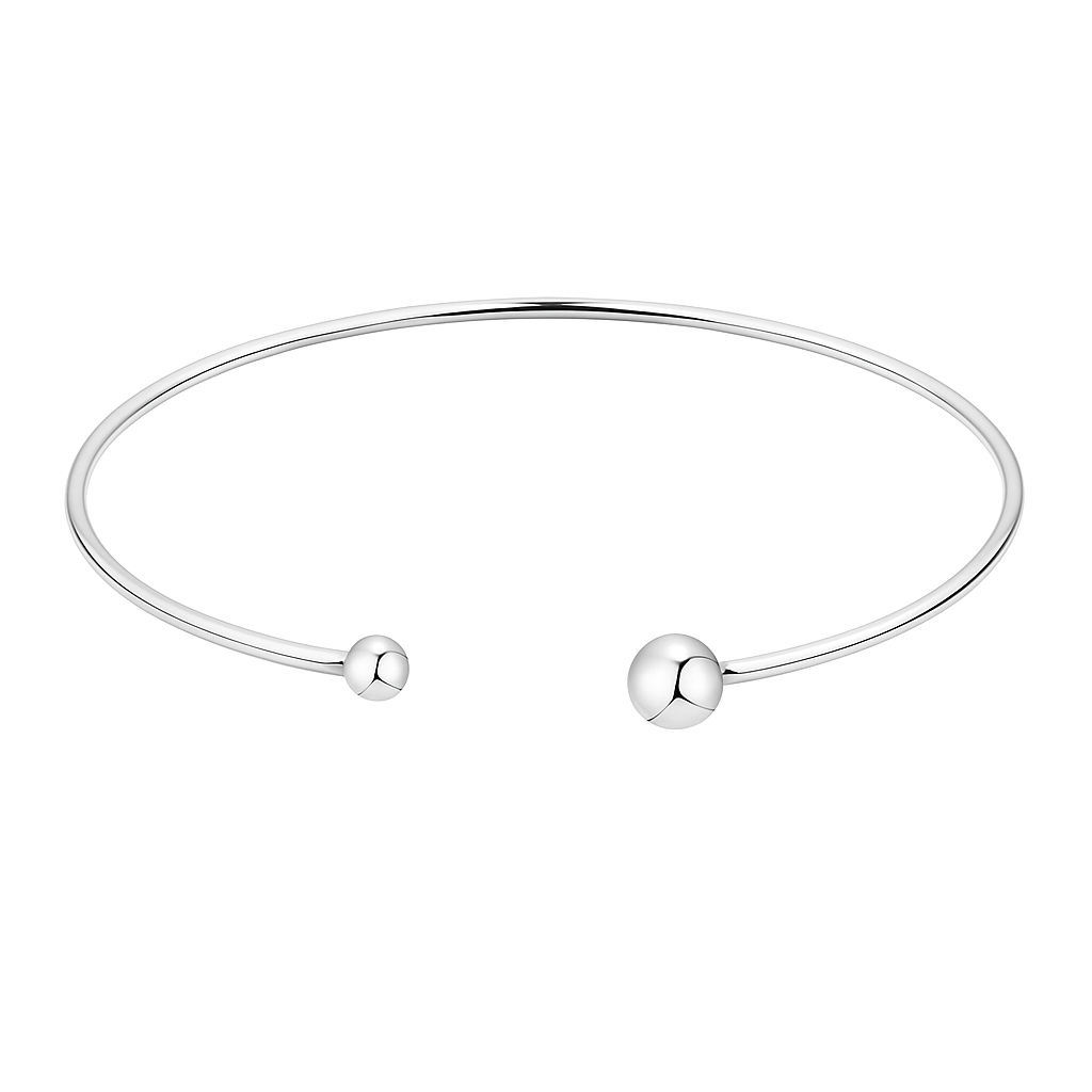 Гнучке кольє «Орбіта» з кульками