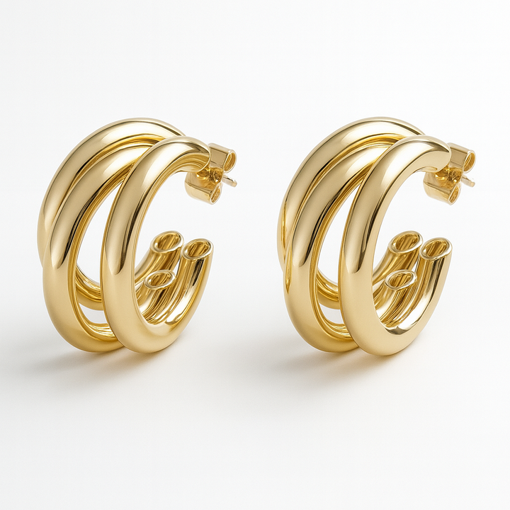 Сережки «Флет»