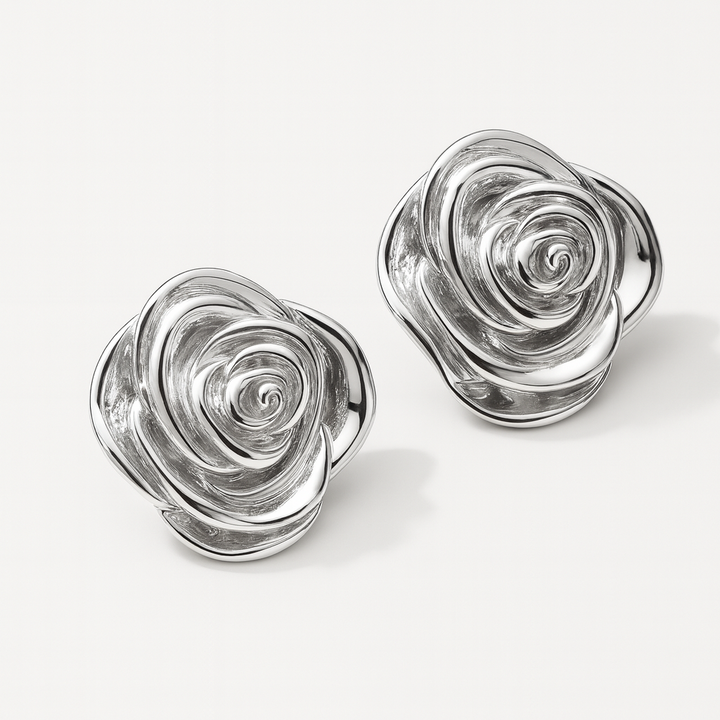 Сережки "Роза"