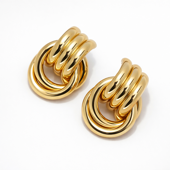 Сережки "Масивна Петля"