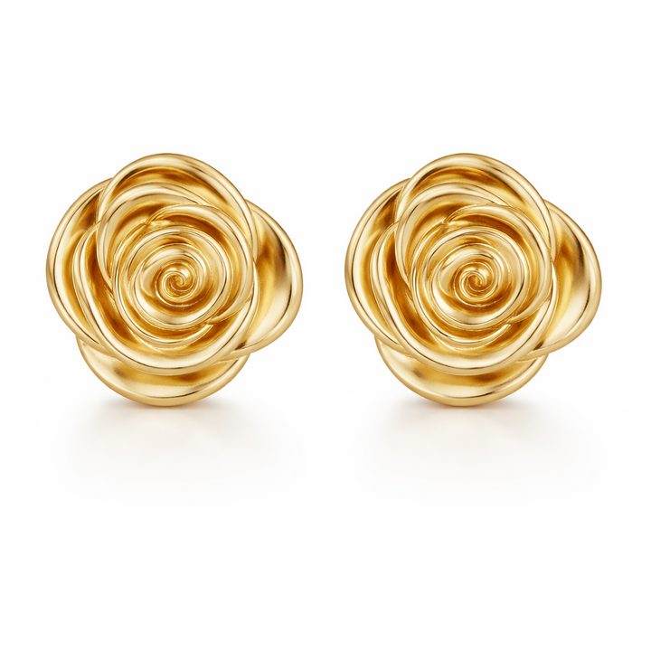 Сережки "Роза"