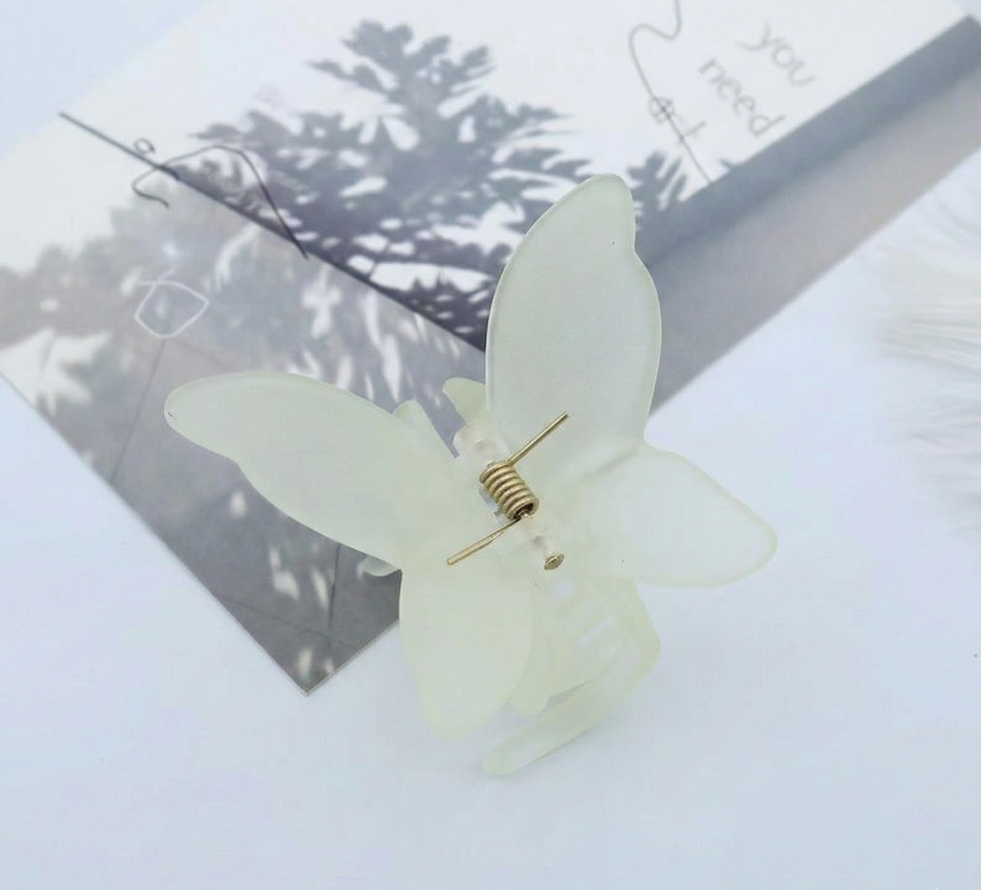 Краб «Метелик» для волосся із матового пластику