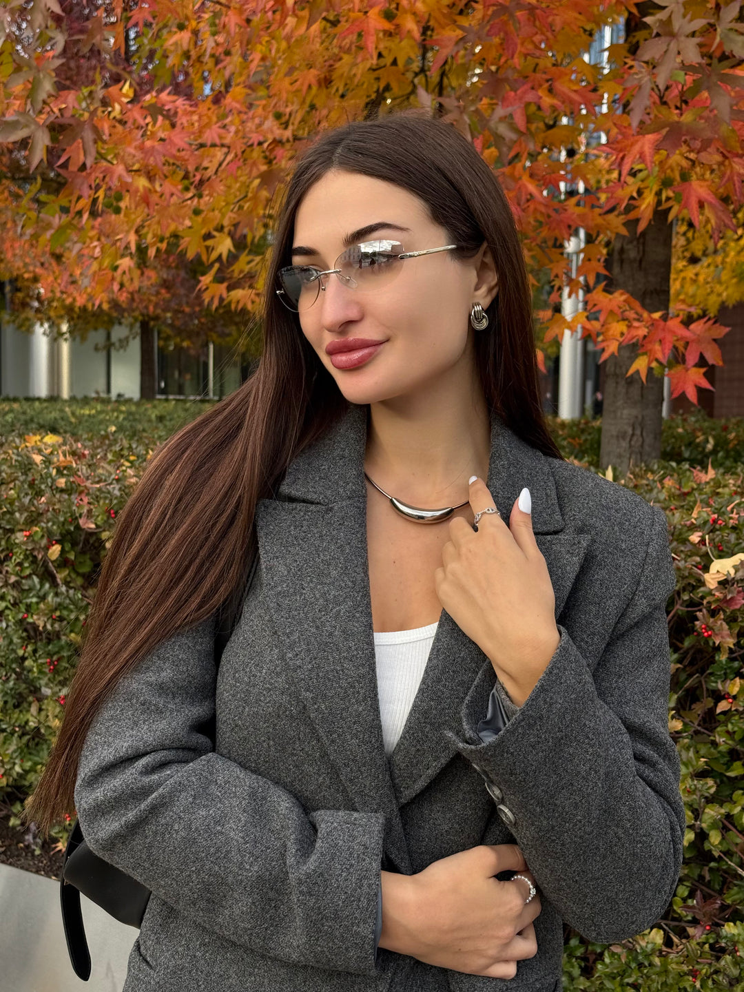 Сережки «Петля» з геометричним дизайном