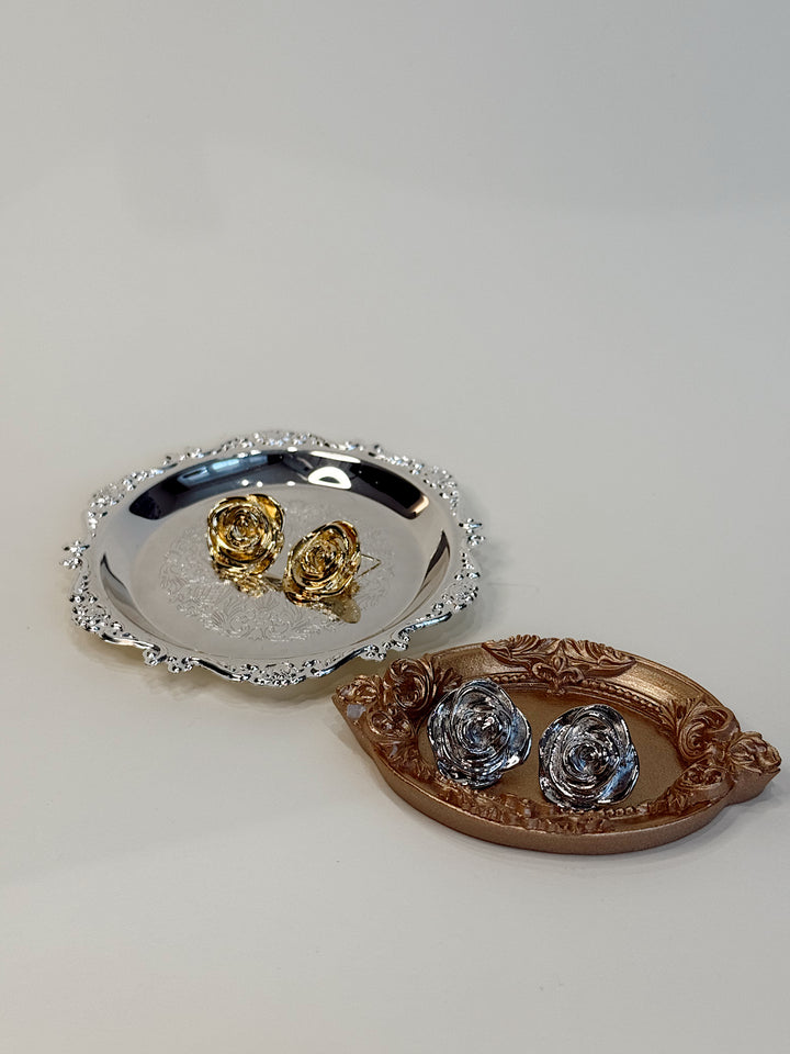 Сережки "Роза"