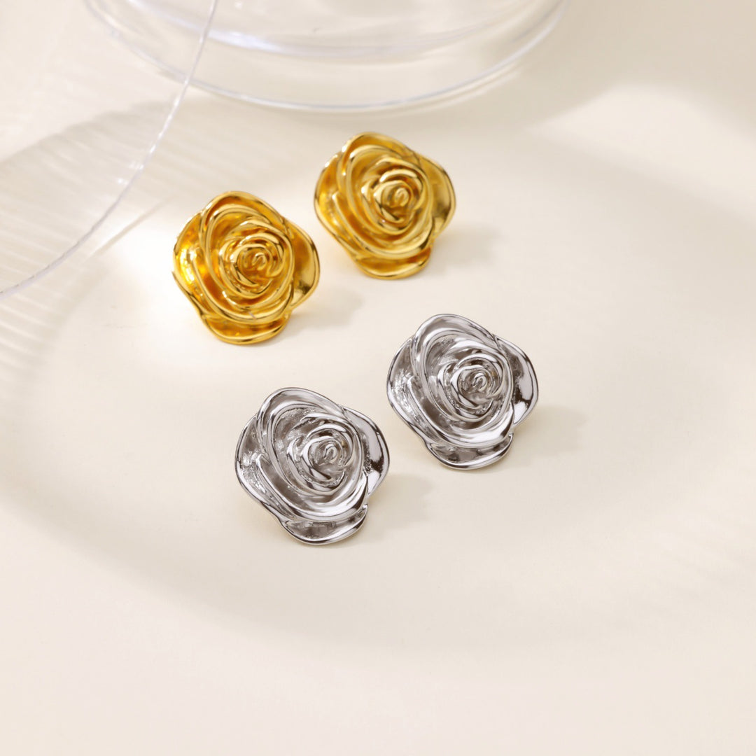 Сережки "Роза"