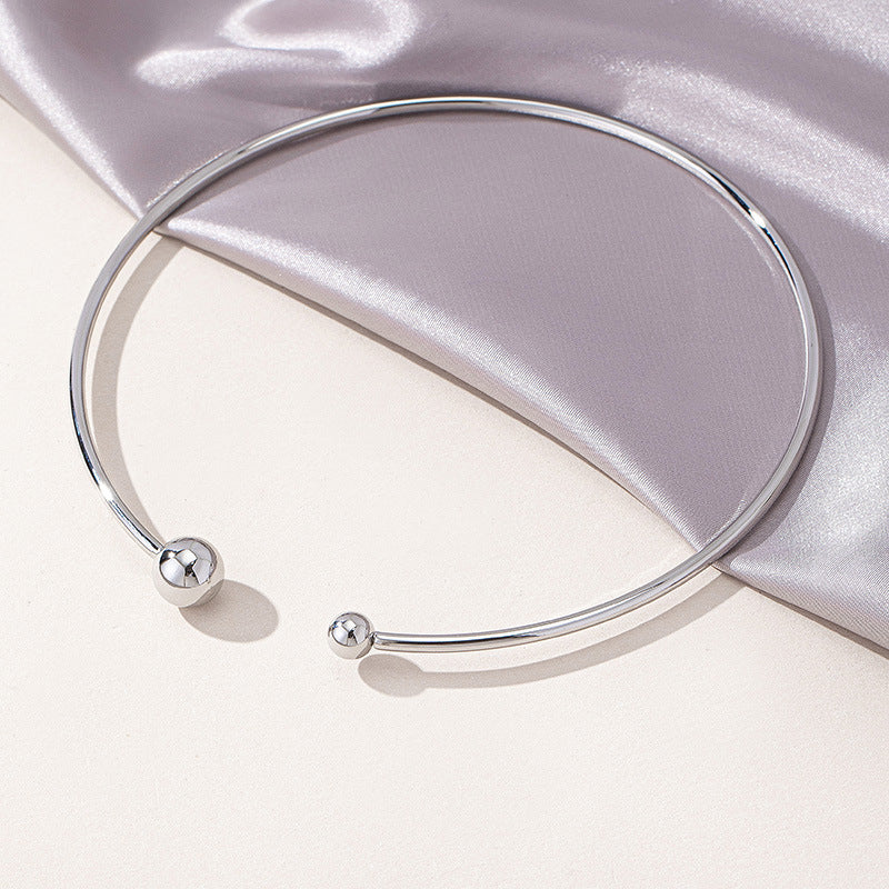 Гнучке кольє «Орбіта» з кульками