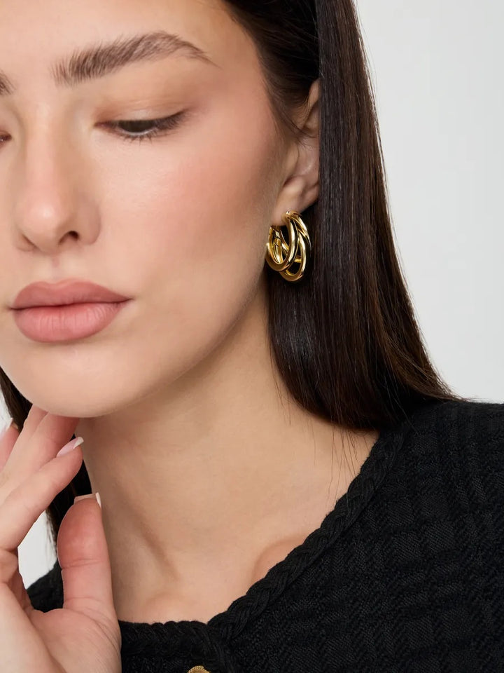 Сережки «Флет»