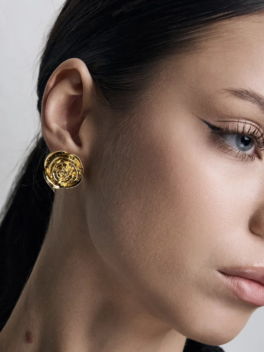 Сережки "Роза"